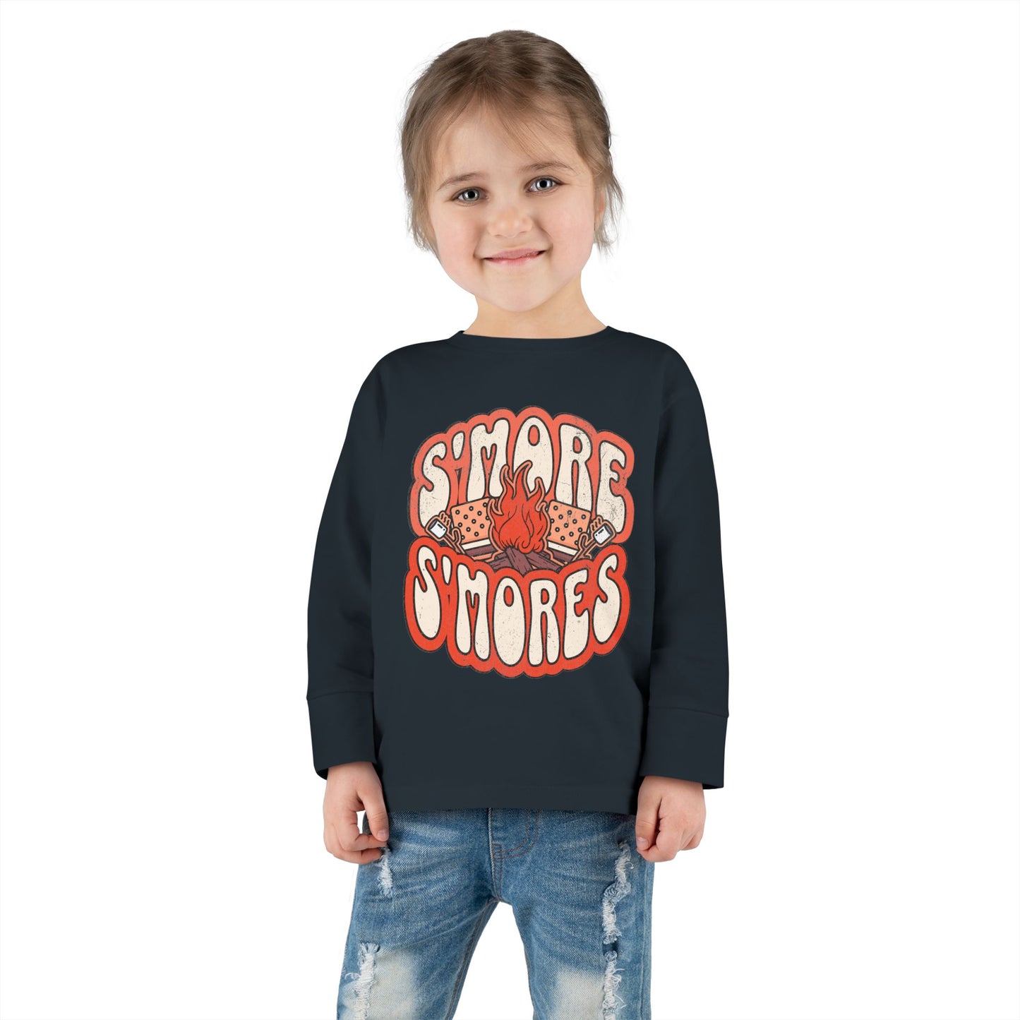 S'mores Kids Long Sleeve T-Shirt-Rabbit Skins 3302