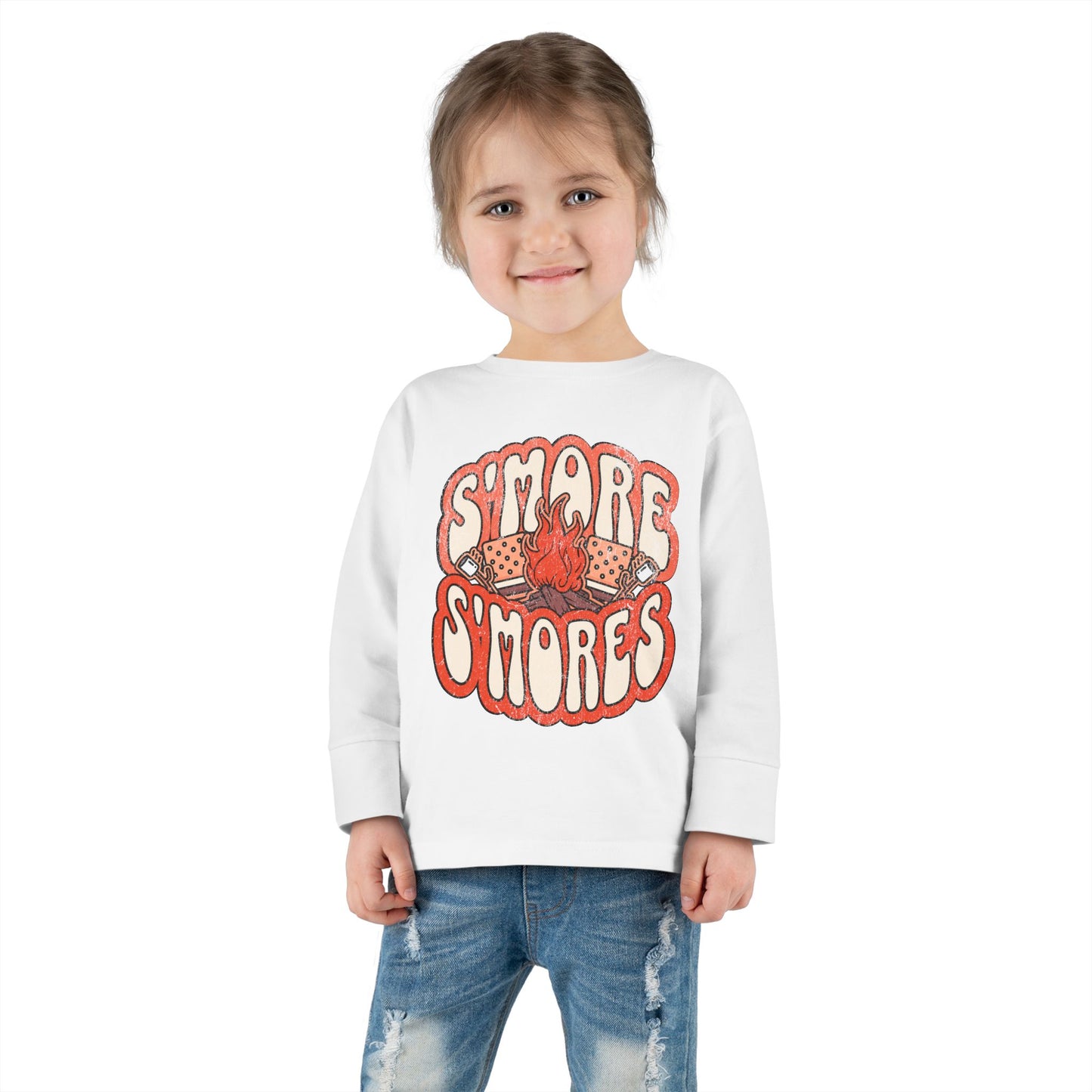 S'mores Kids Long Sleeve T-Shirt-Rabbit Skins 3302