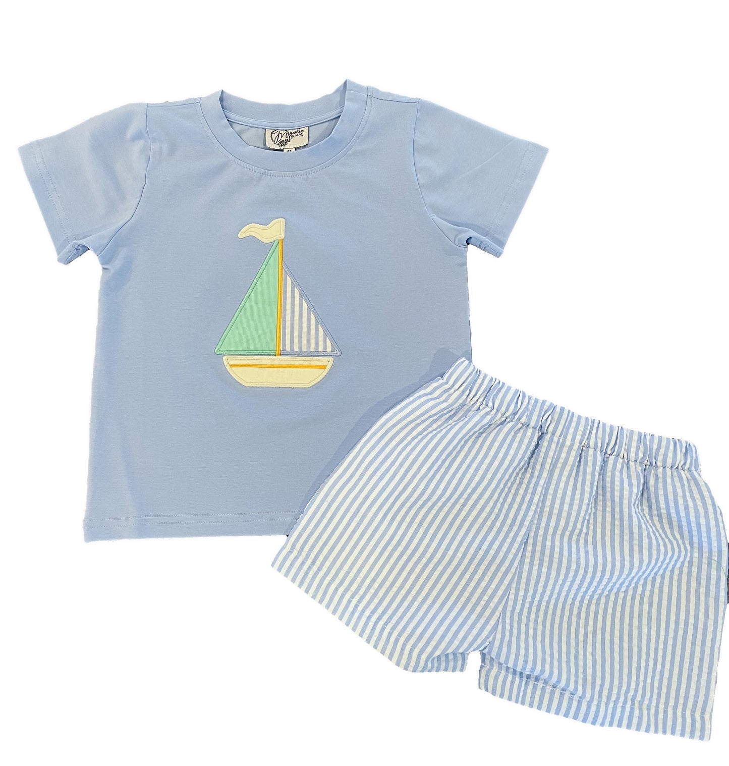 PRE-ORDER--Sailboat Short Set