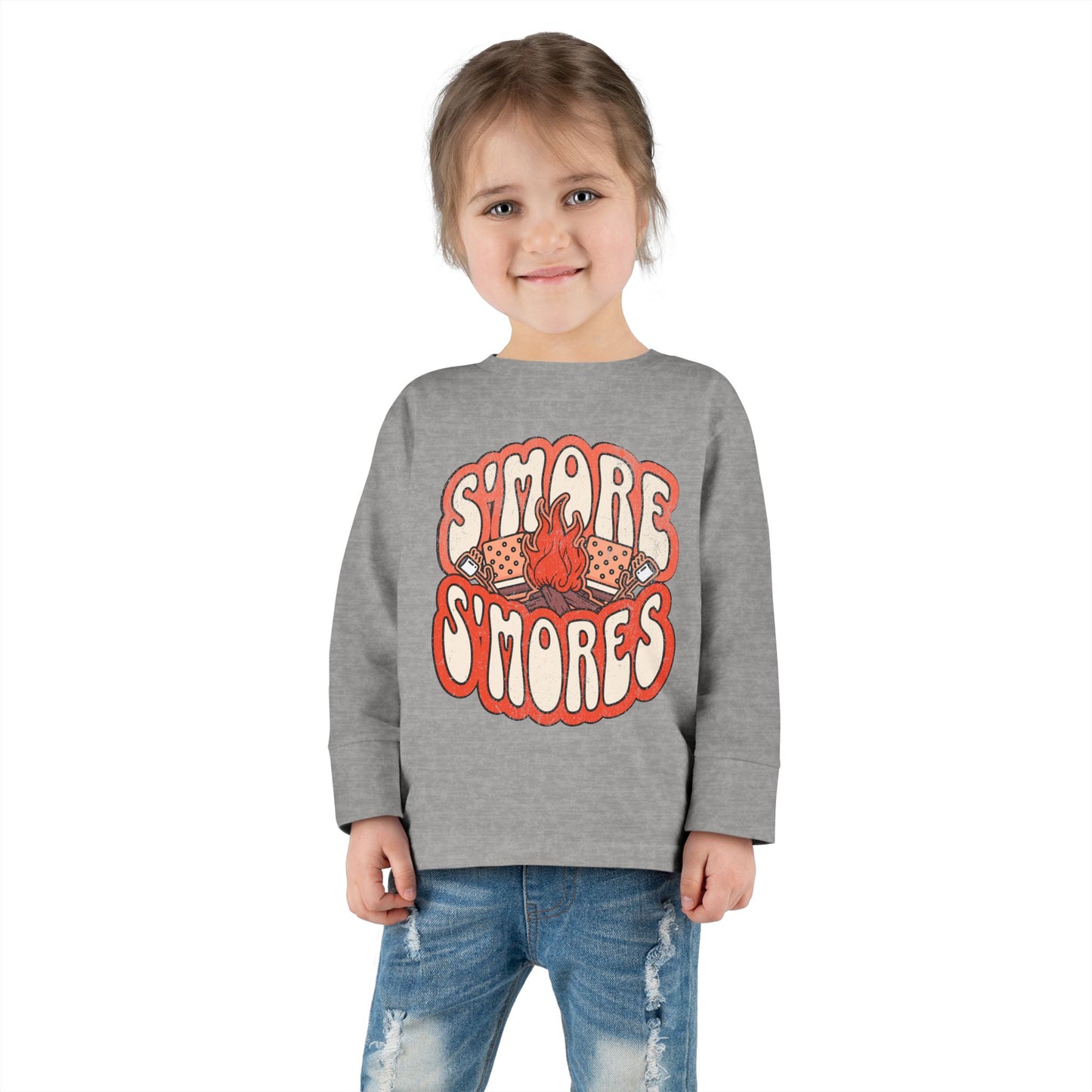 S'mores Kids Long Sleeve T-Shirt-Rabbit Skins 3302
