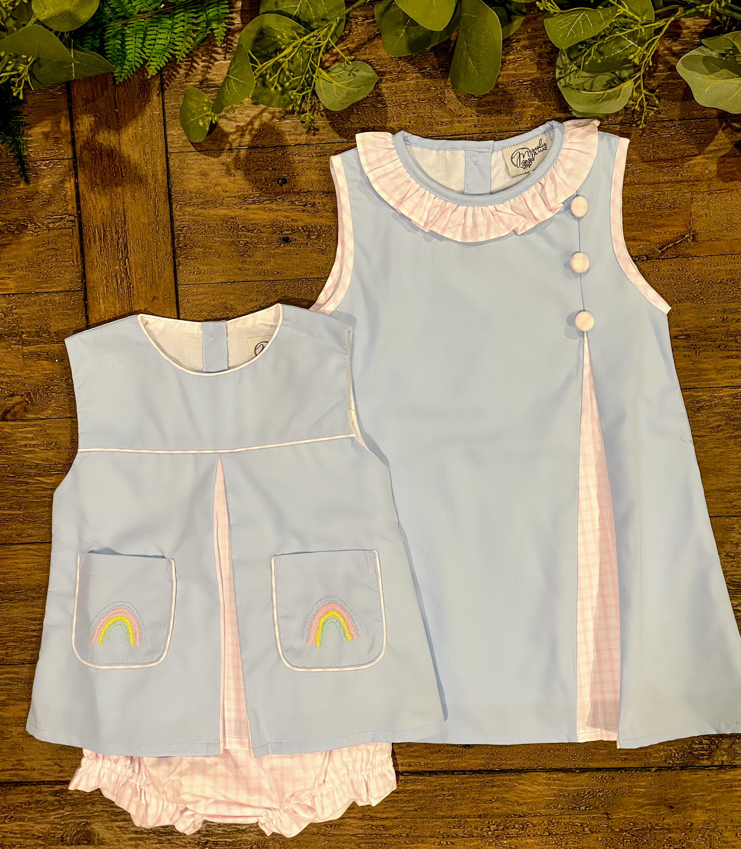 Cora Rainbow Bloomer Set